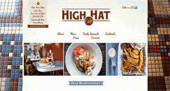 Desktop Screenshot of highhatcafe.com